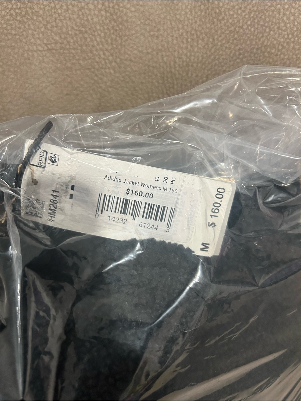 adidas Black Hooded Zip-Up Jacket - Picture 4 of 5